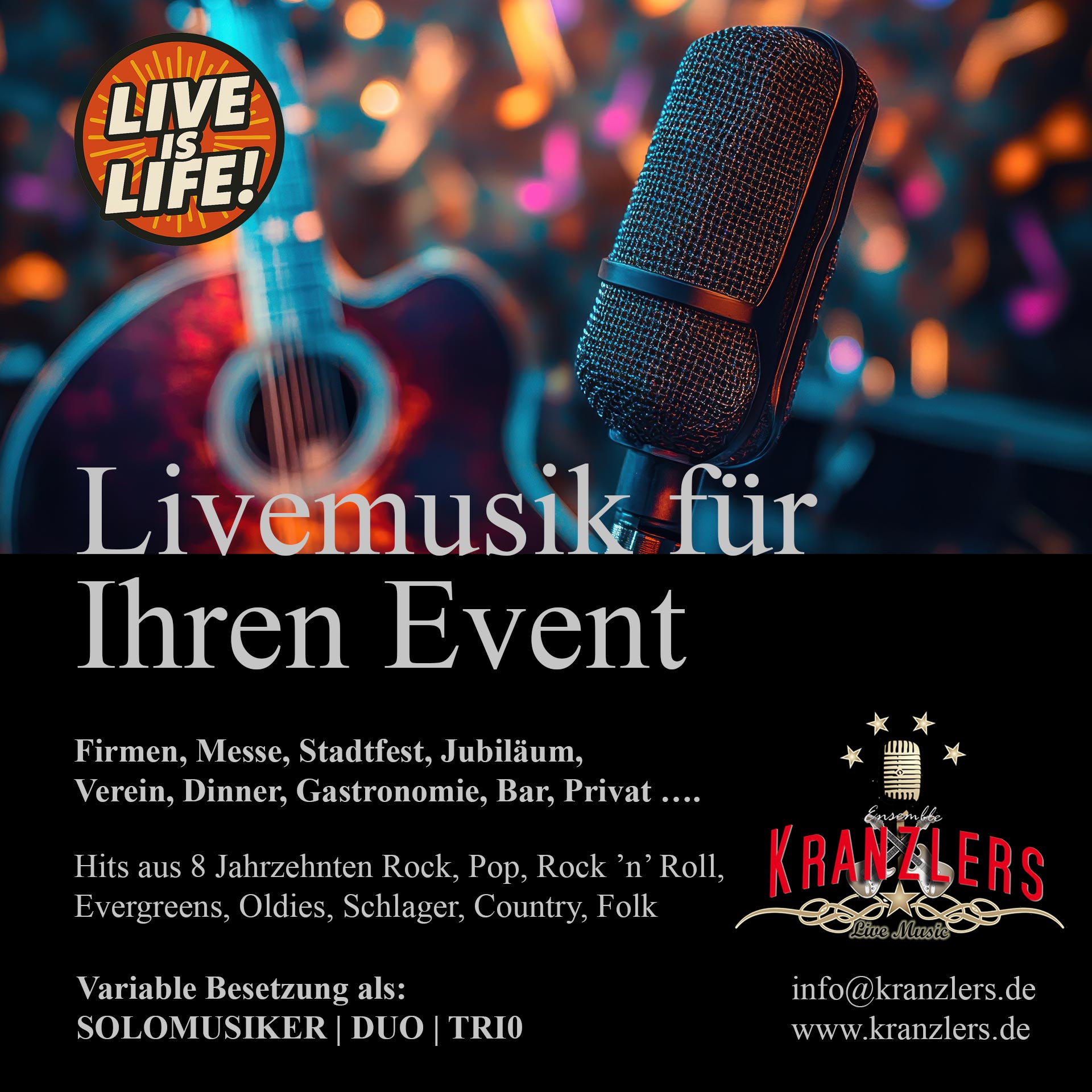 Kranzlers,Live,Musik, Ortenau,Offenburg,Baden-Württemberg